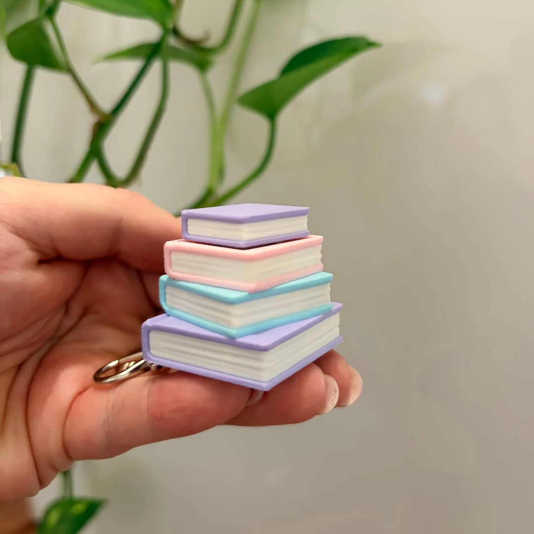 Book Stack Clicker | Keychain Fidget - Image 3