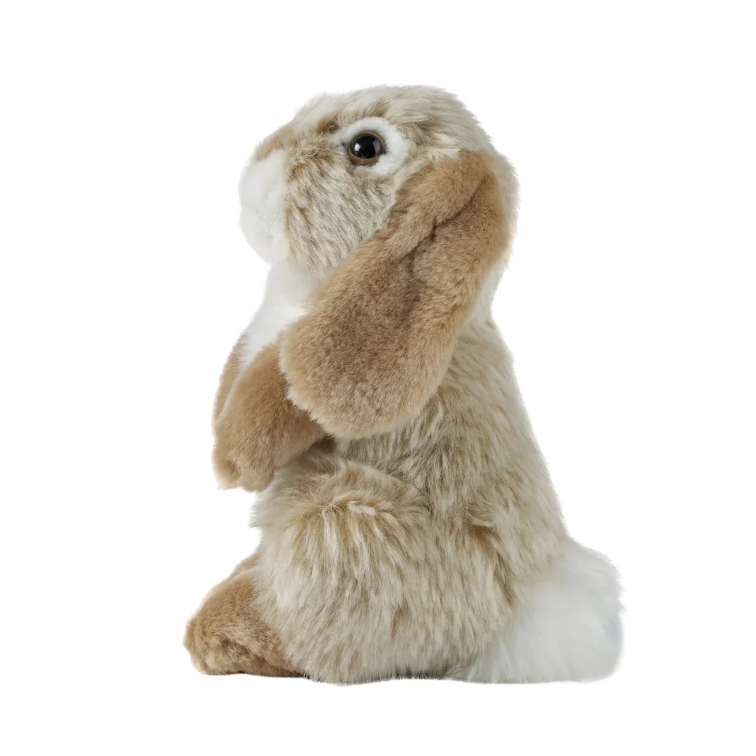 Brown Sitting Lop Rabbit | Living Nature | Plushie - Image 4