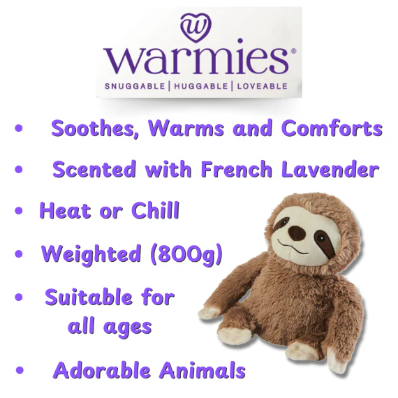 Brown Sloth | Warmies | Heat Bag | Weighted Plushie - Image 10