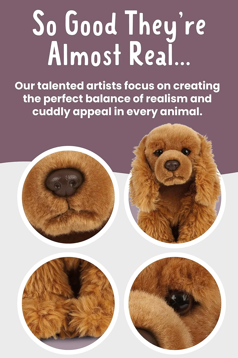 Cocker Spaniel Dog | Living Nature | Plushie - Image 4