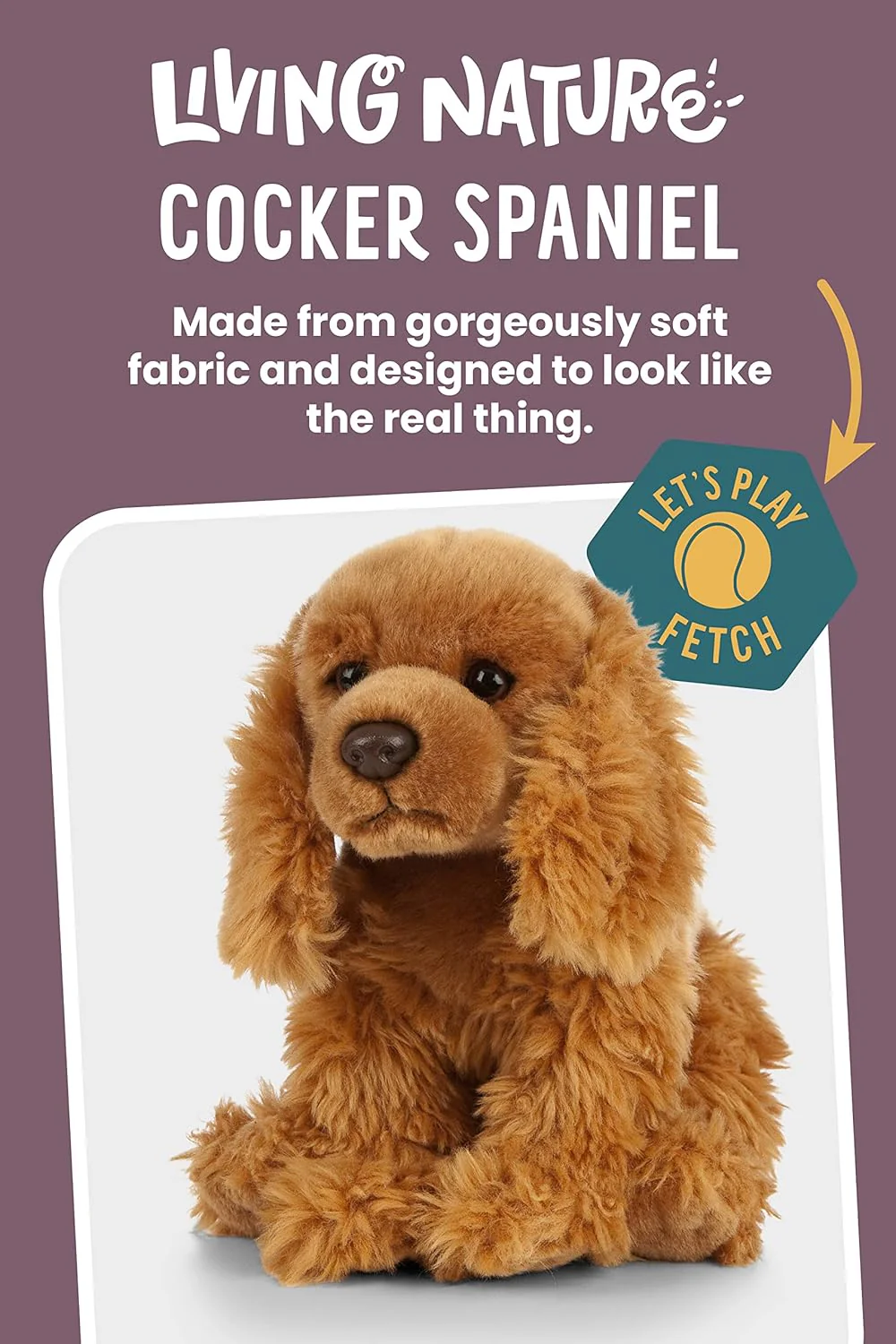 Cocker Spaniel Dog | Living Nature | Plushie - Image 6