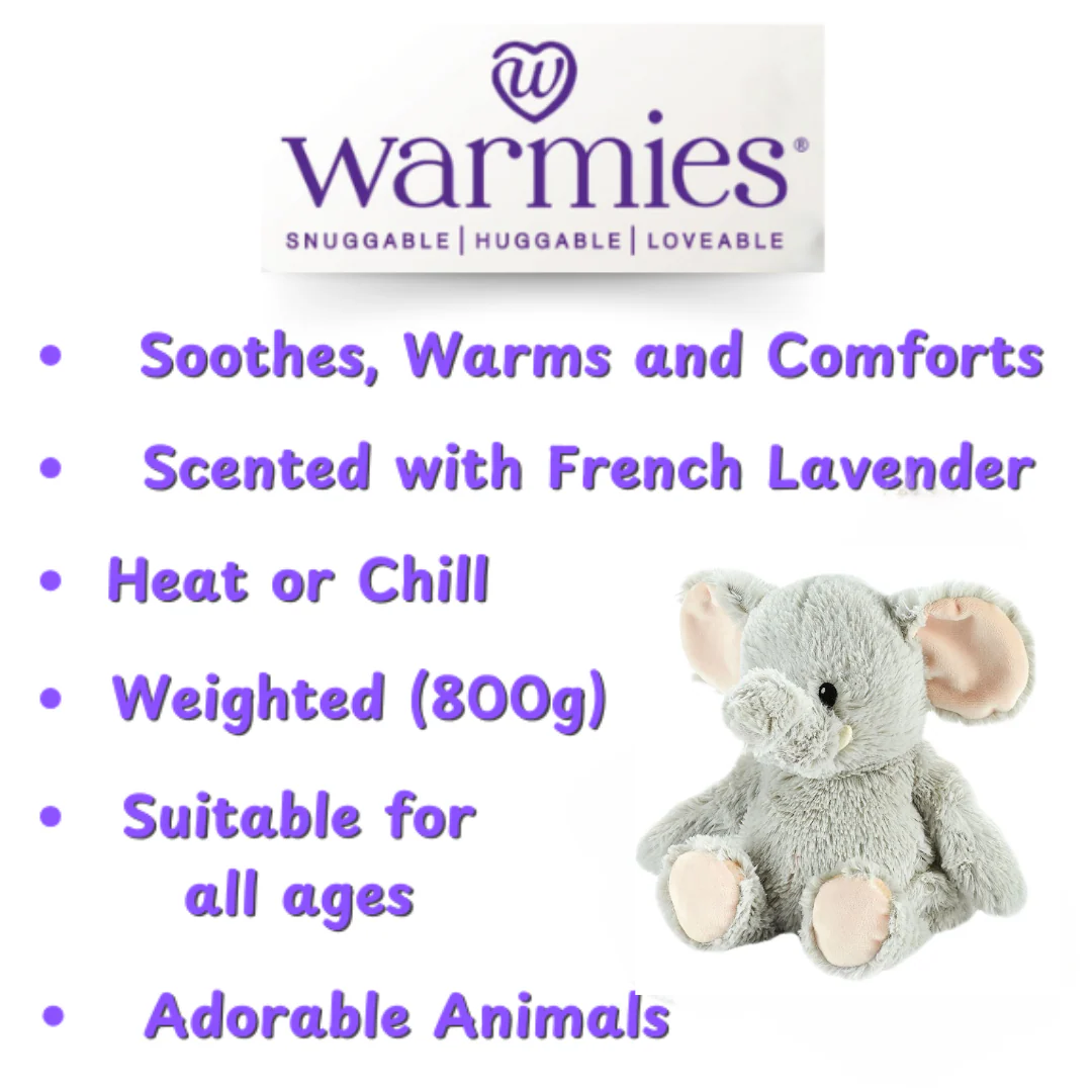 Elephant | Warmies | Heat Bag | Weighted Plushie - Image 3