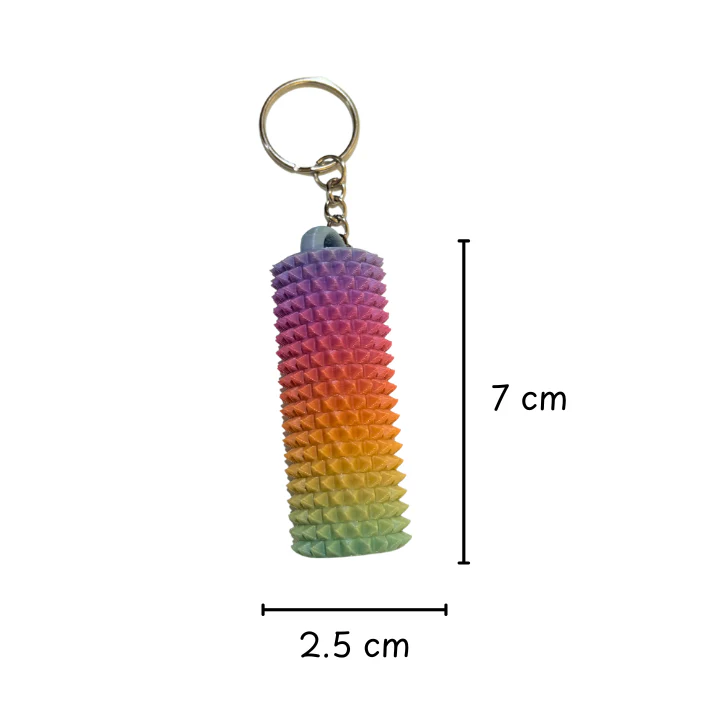 Spiked Sensory Fidget Roller | Keychain - Image 9