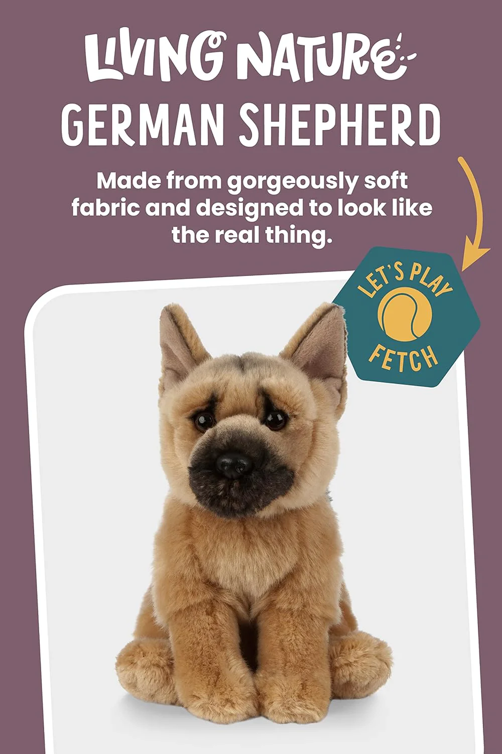 German Shepherd Dog | Living Nature | Plushie - Image 5