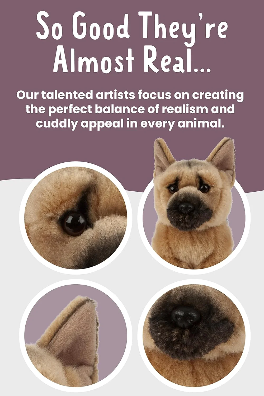 German Shepherd Dog | Living Nature | Plushie - Image 6