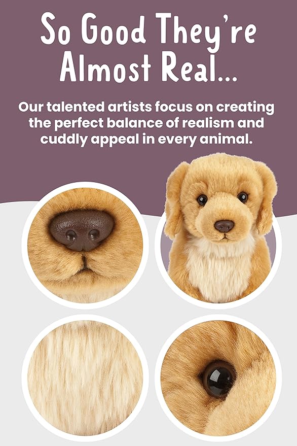 Golden Retriever Dog | Living Nature | Plushie - Image 5