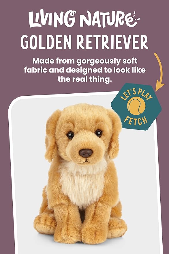 Golden Retriever Dog | Living Nature | Plushie - Image 6