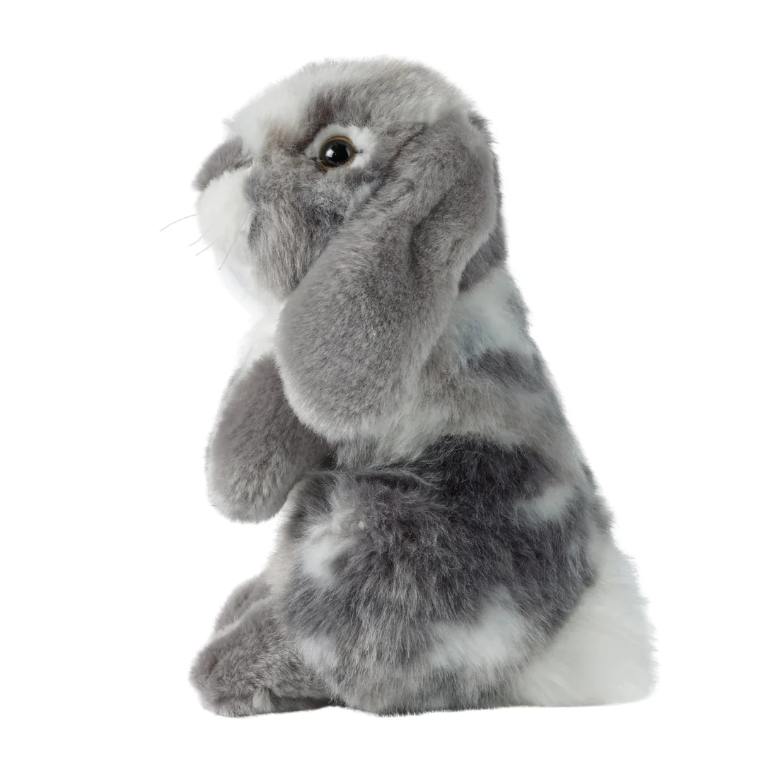 Grey Sitting Lop Rabbit | Living Nature | Plushie - Image 4
