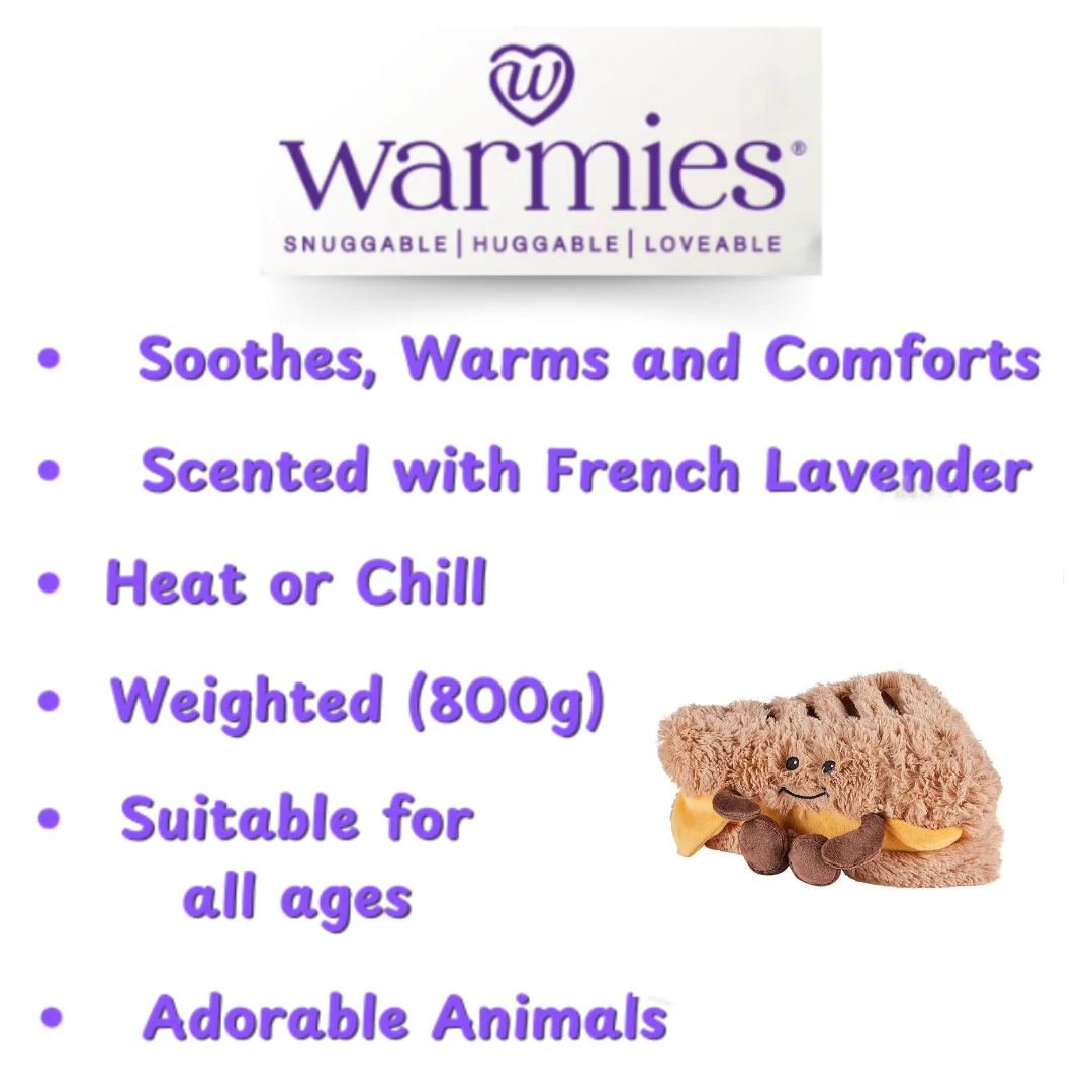 Grilled Cheese | Warmies | Heat Bag | Weighted Plushie - Image 2