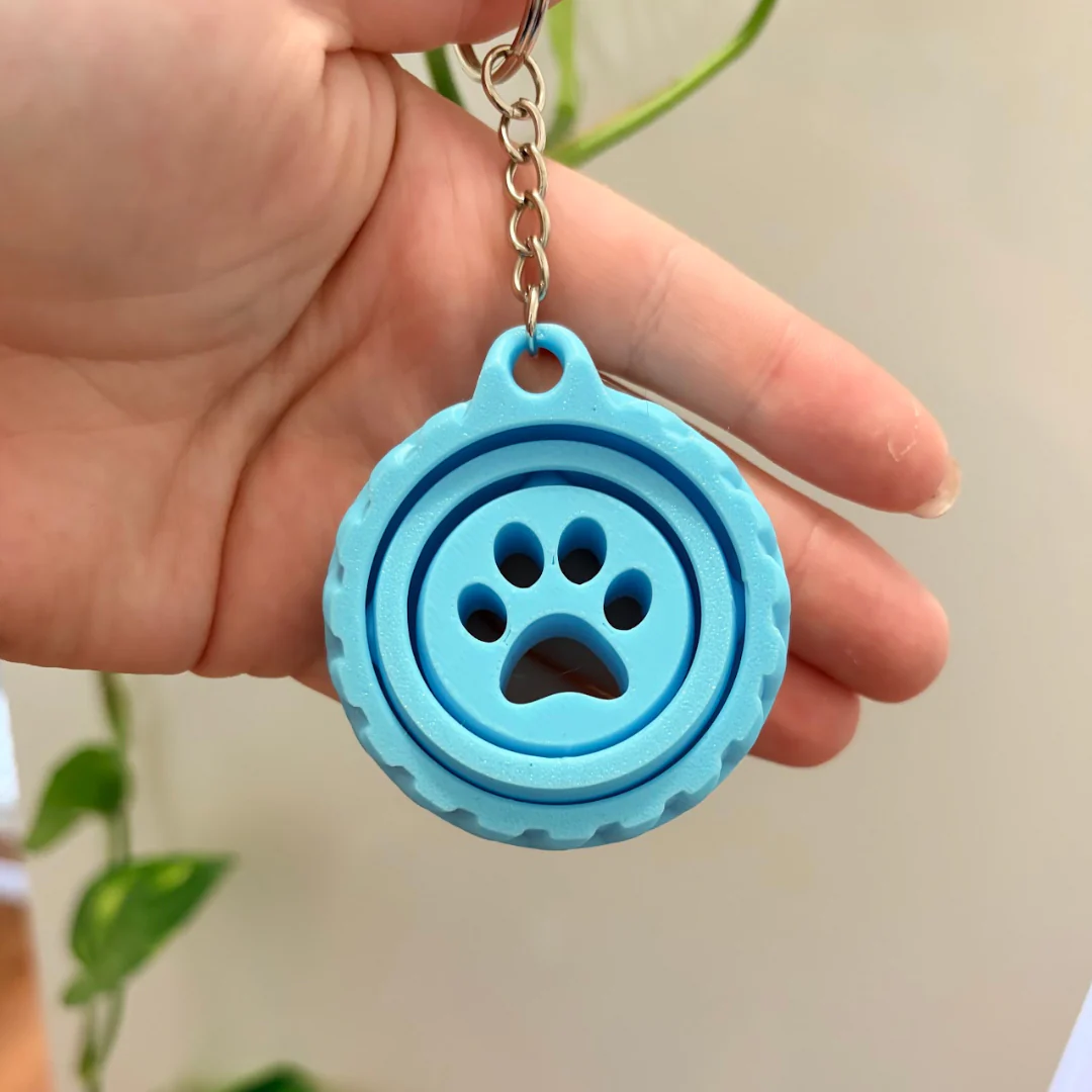 Gyroscopic Keychain Spinners | Keychain Fidget - Image 3
