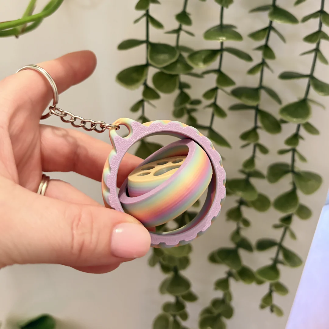 Gyroscopic Keychain Spinners | Keychain Fidget - Image 7