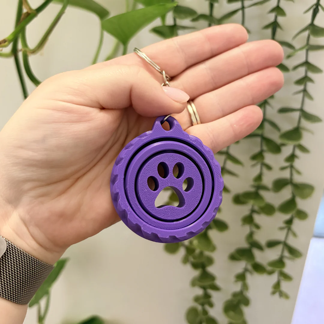Gyroscopic Keychain Spinners | Keychain Fidget - Image 8
