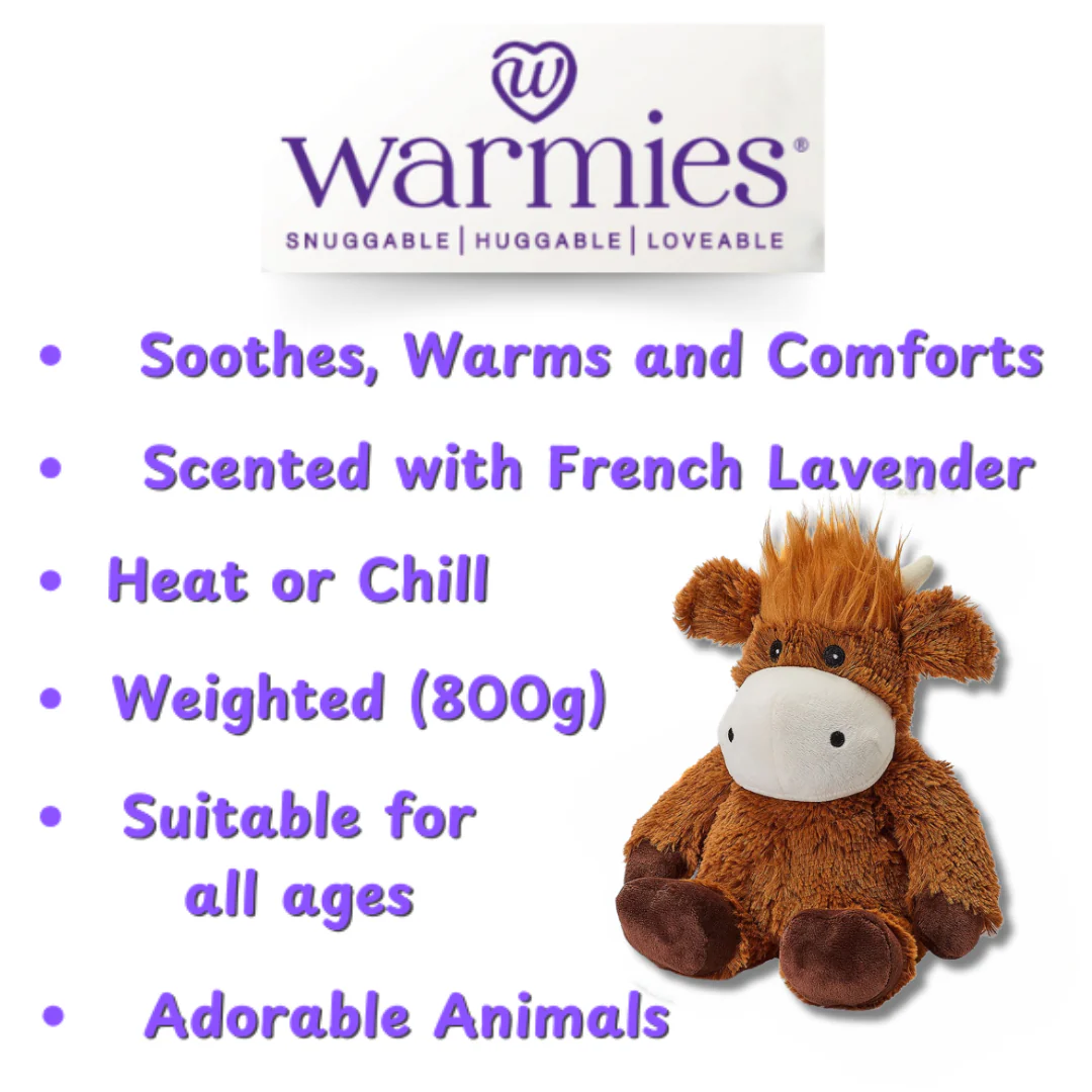 Highland Cow | Warmies | Heat Bag | Weighted Plushie - Image 5
