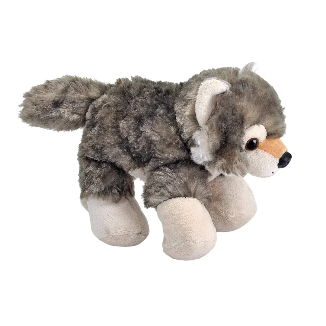 Hug'Ems Wolf 7" | Wild Republic | Plushie - Image 4