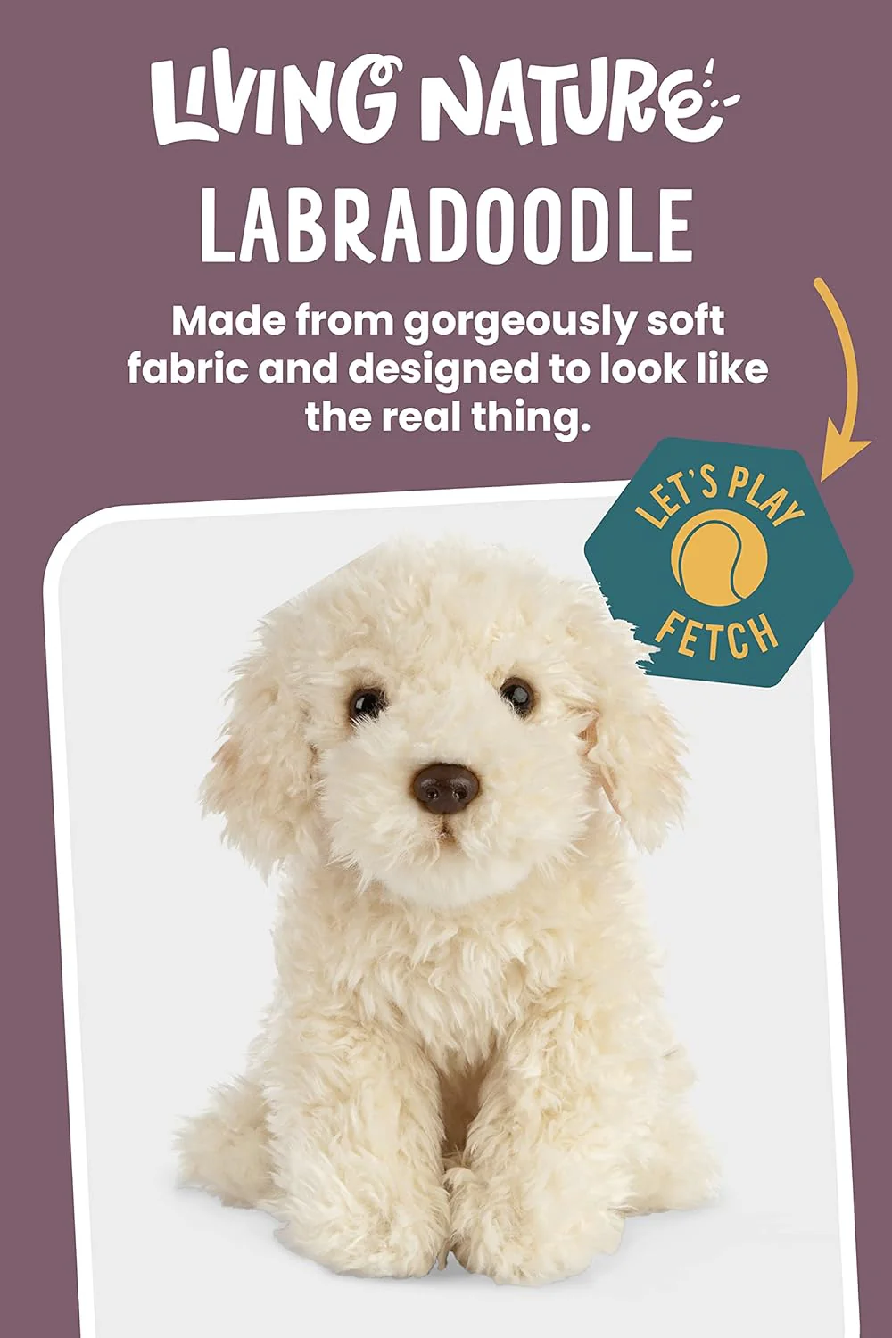 Labradoodle Dog | Living Nature | Plushie - Image 6