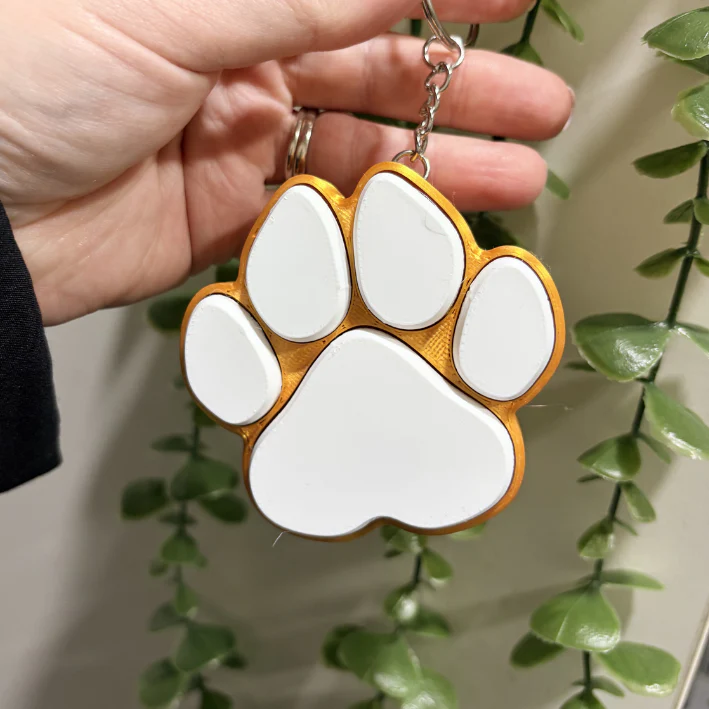 Large Paw Print Fidget Clicker | Assorted Colours - Image 10