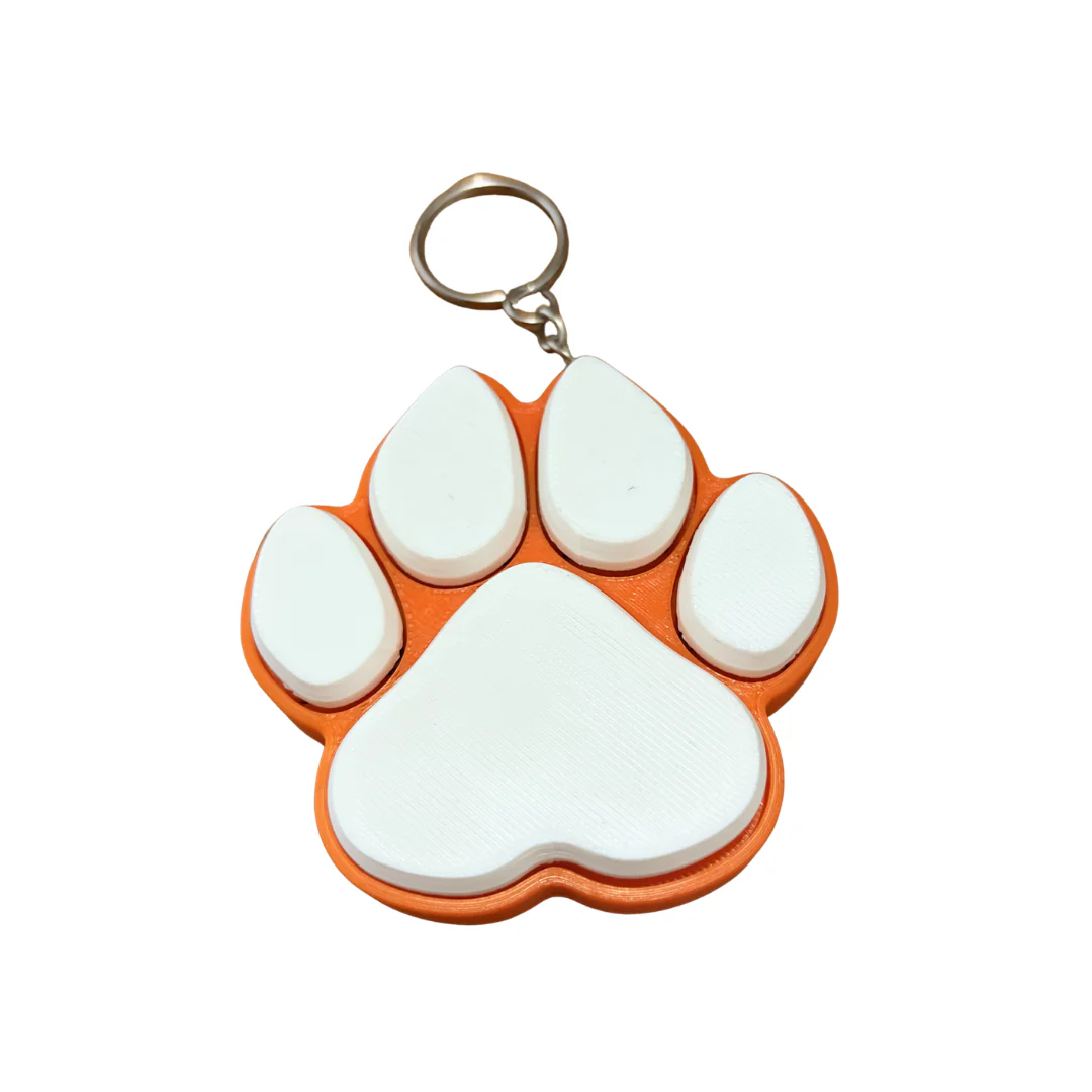 Large Paw Print Fidget Clicker | Assorted Colours - Image 12