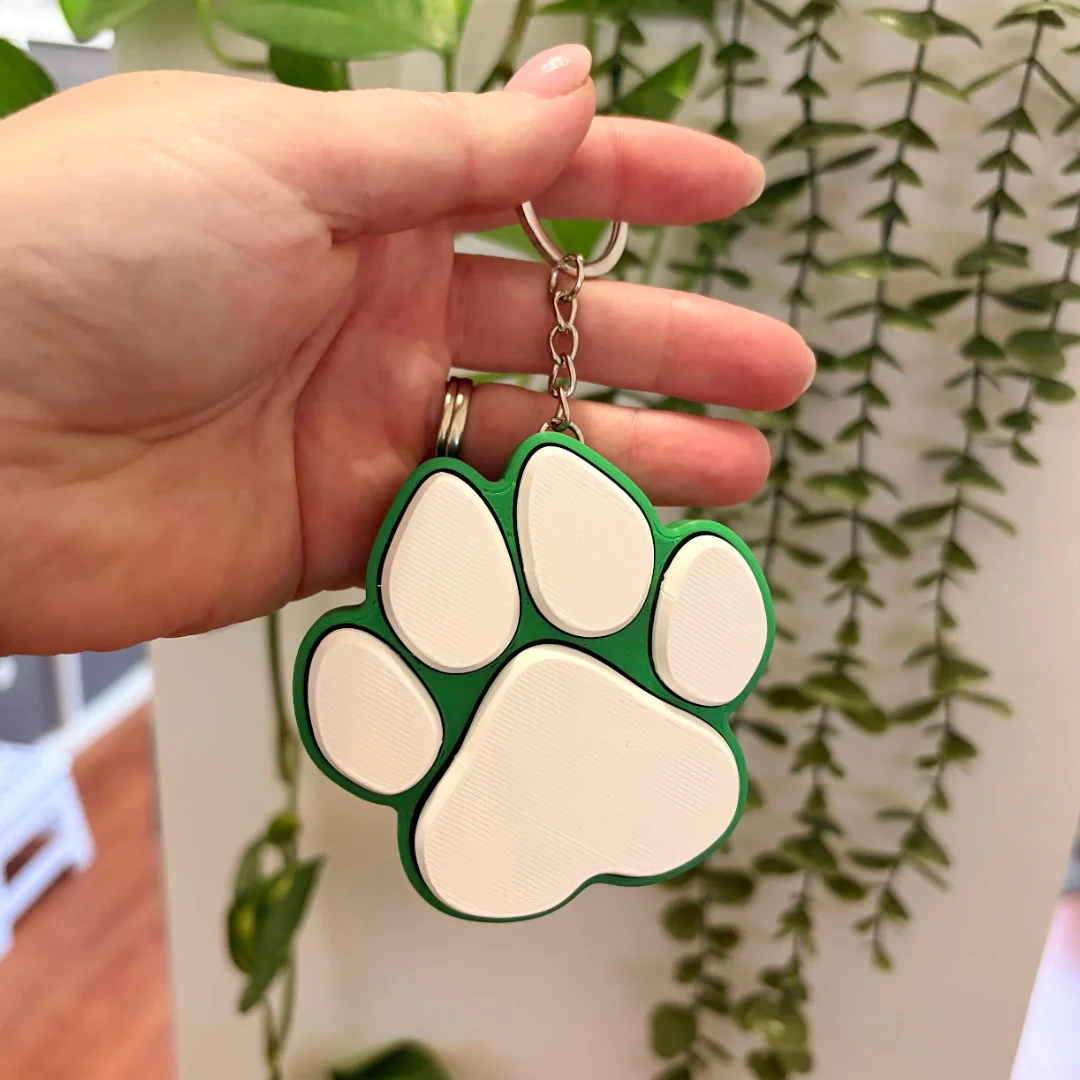 Large Paw Print Fidget Clicker | Assorted Colours - Image 5