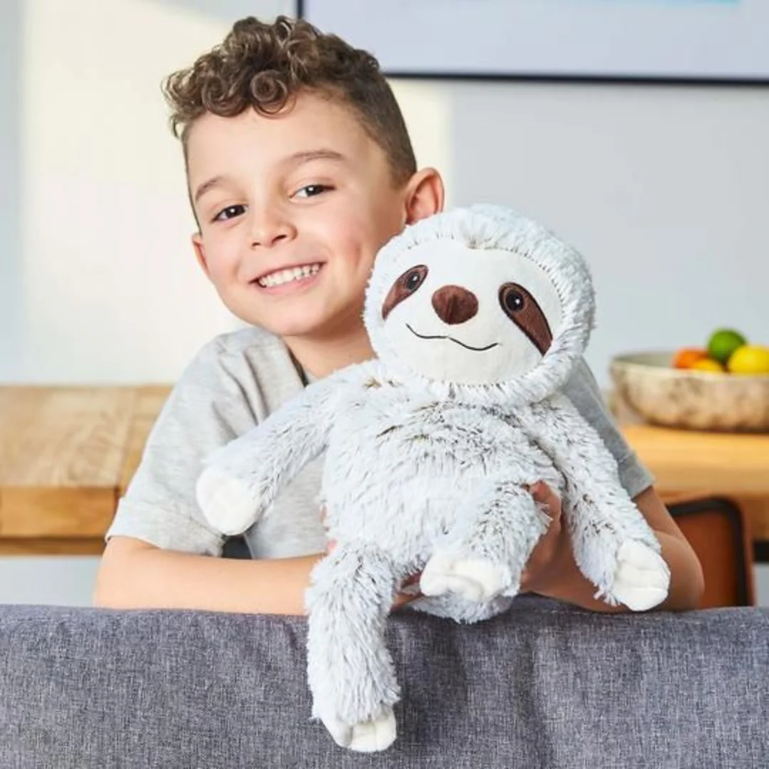 Marshmallow Sloth | Warmies | Heat Bag | Weighted Plushie - Image 2