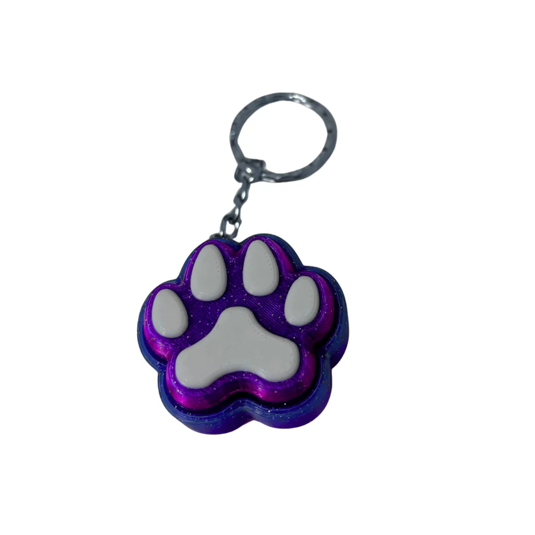 Paw Print Fidget Clicker | Assorted Colours - Image 10