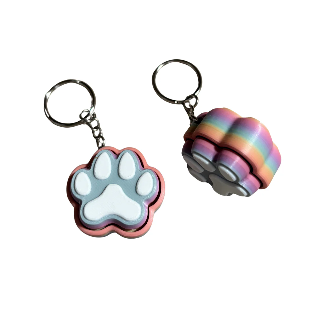 Paw Print Fidget Clicker | Assorted Colours - Image 21