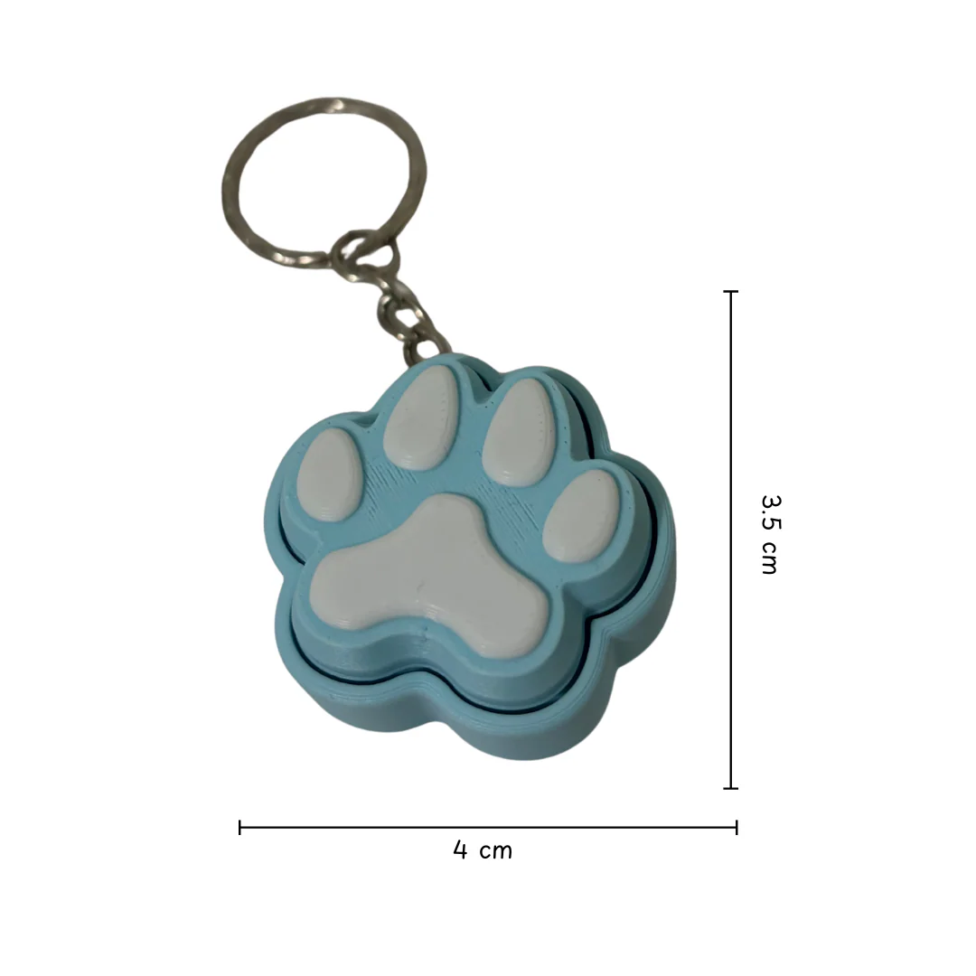 Paw Print Fidget Clicker | Assorted Colours - Image 4