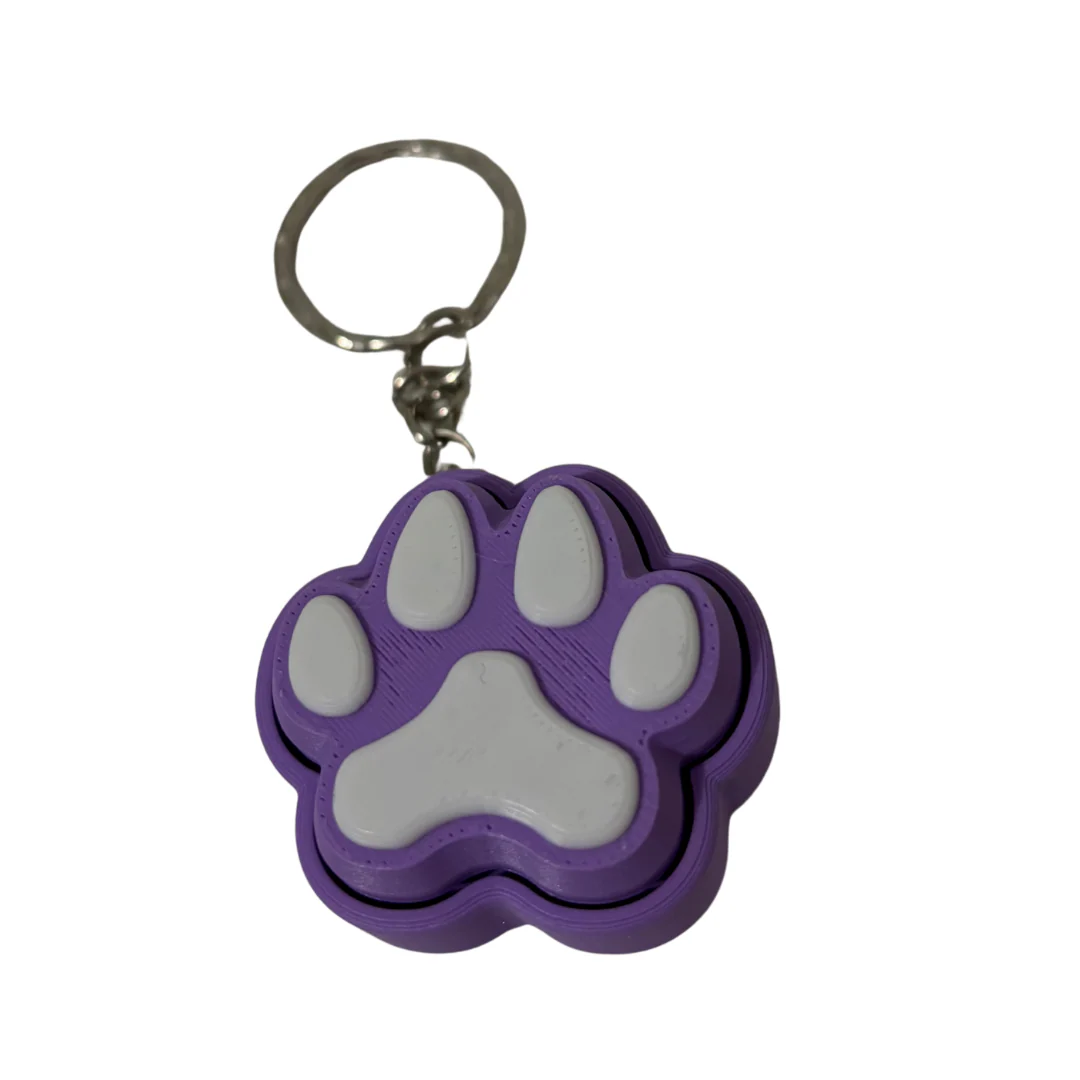 Paw Print Fidget Clicker | Assorted Colours - Image 9