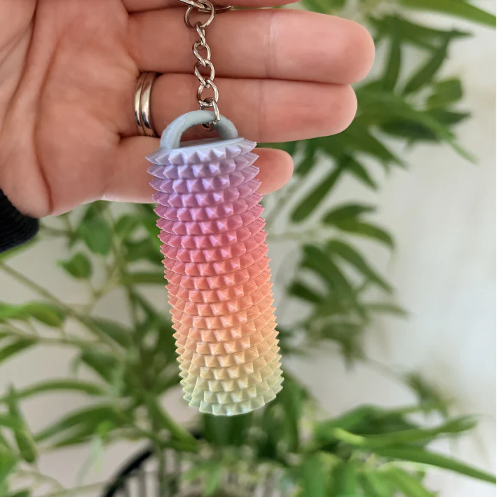 Spiked Sensory Fidget Roller | Keychain - Image 6