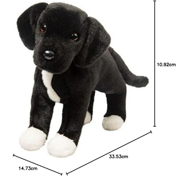 Twister Black Lab / Pit Bull Mix | Douglas Cuddle Toy | 16" - Image 2